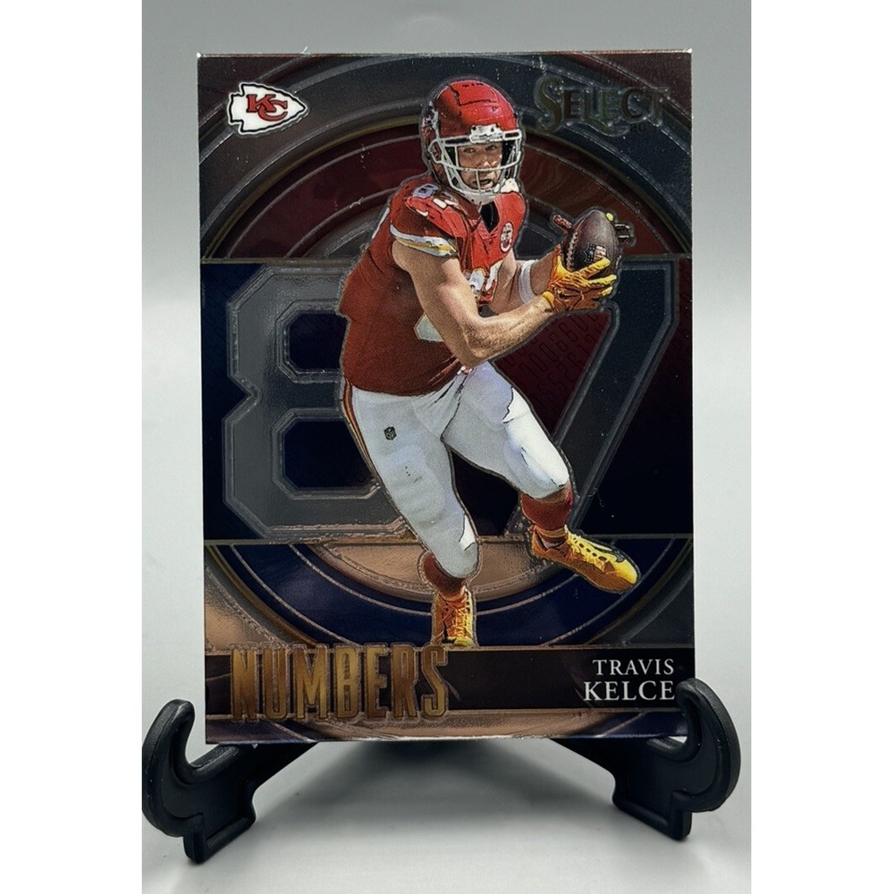 2021 Panini Select - Select Numbers #SN-22 Travis Kelce Kansas‎ City Cheifs